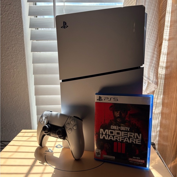 PlayStation 5 Console with DualSense Controller - White